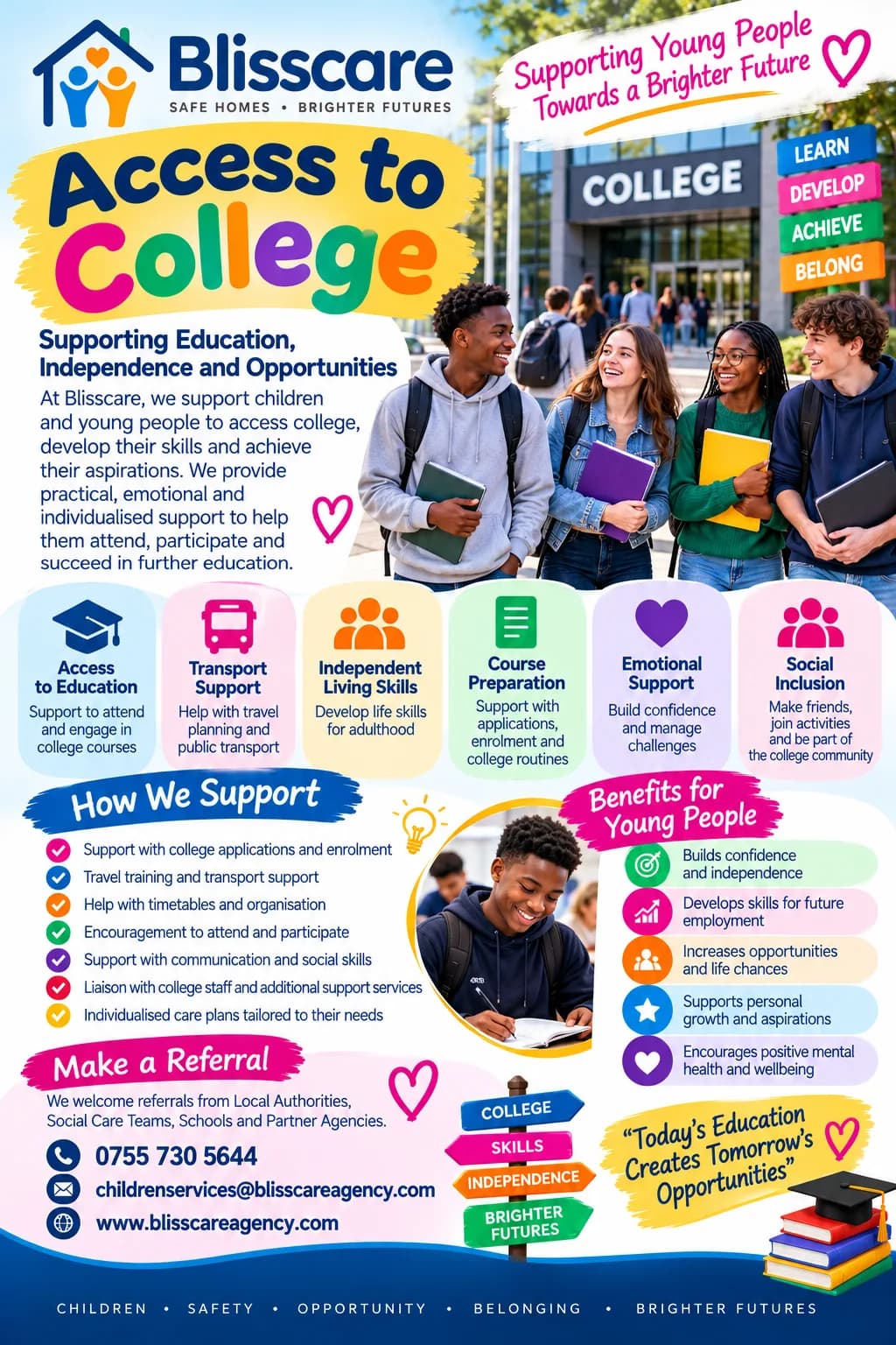 Access to College flyer