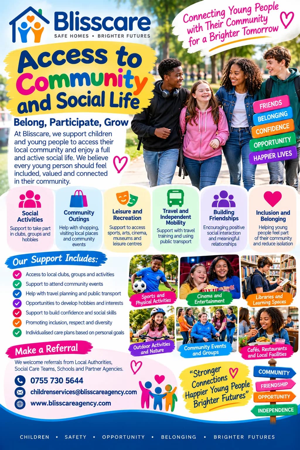 Access to Community & Social Life flyer