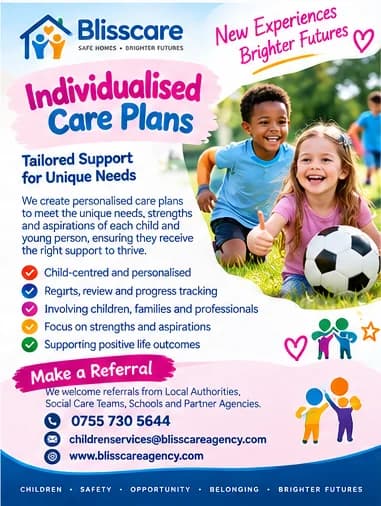 Individualised Care Plans flyer