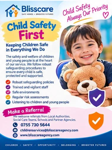Child Safety First flyer